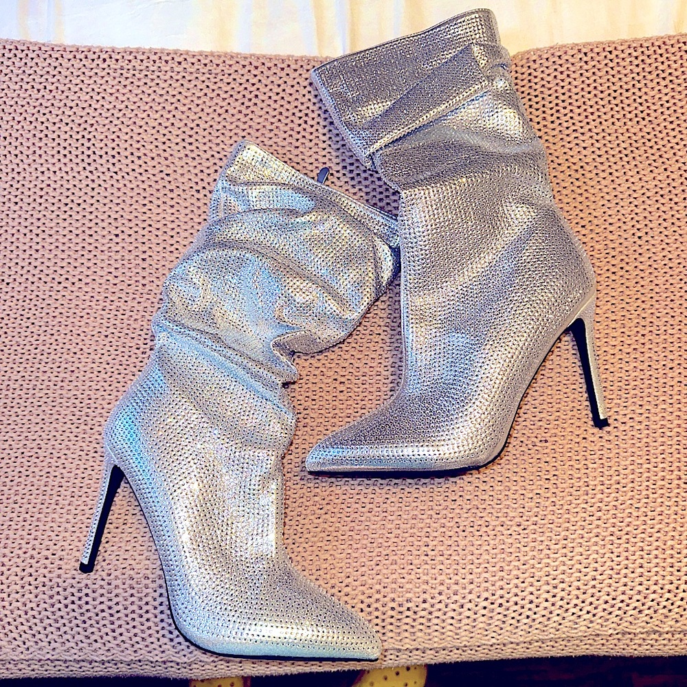 Size 10 💖Sparkle, Rhinestone, Bejewled Boots